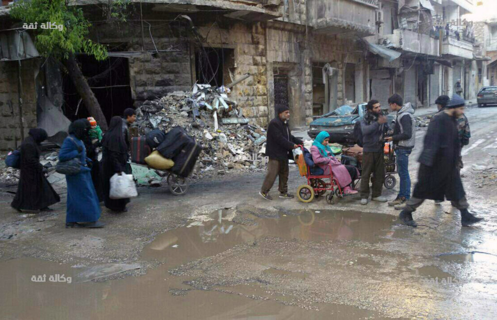 Χαλέπι: Αναστολή της απομάκρυνσης των αμάχων