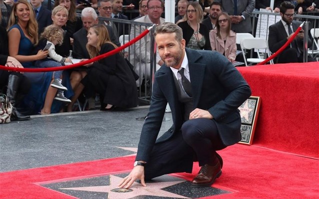Ryan Reynolds: Με το δικό του αστέρι  στη Λεωφόρο της Δόξας