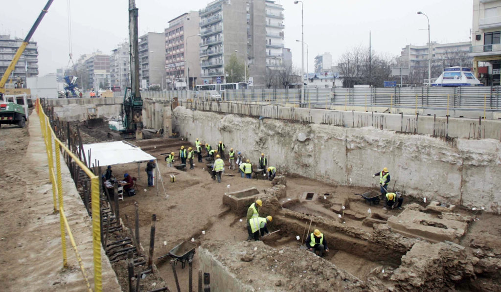 Θεσσαλονίκη: Νόμιμη για το ΣτΕ η επανατοποθέτηση αρχαιοτήτων στο σταθμό Βενιζέλου