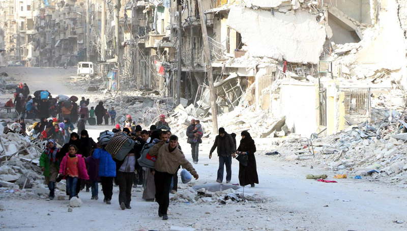 Ολοκληρώθηκε η απομάκρυνση αμάχων από το ανατολικό Χαλέπι
