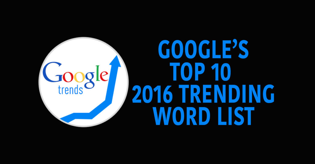 Google: Η λίστα με τα trends του 2016