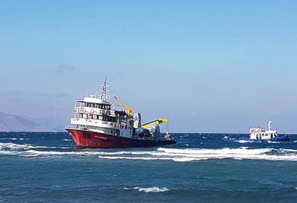 Κως: Νόμιμο το τουρκικό πλοίο «Alcatras» – Αδύνατη, λόγω καιρού, η ρυμούλκηση