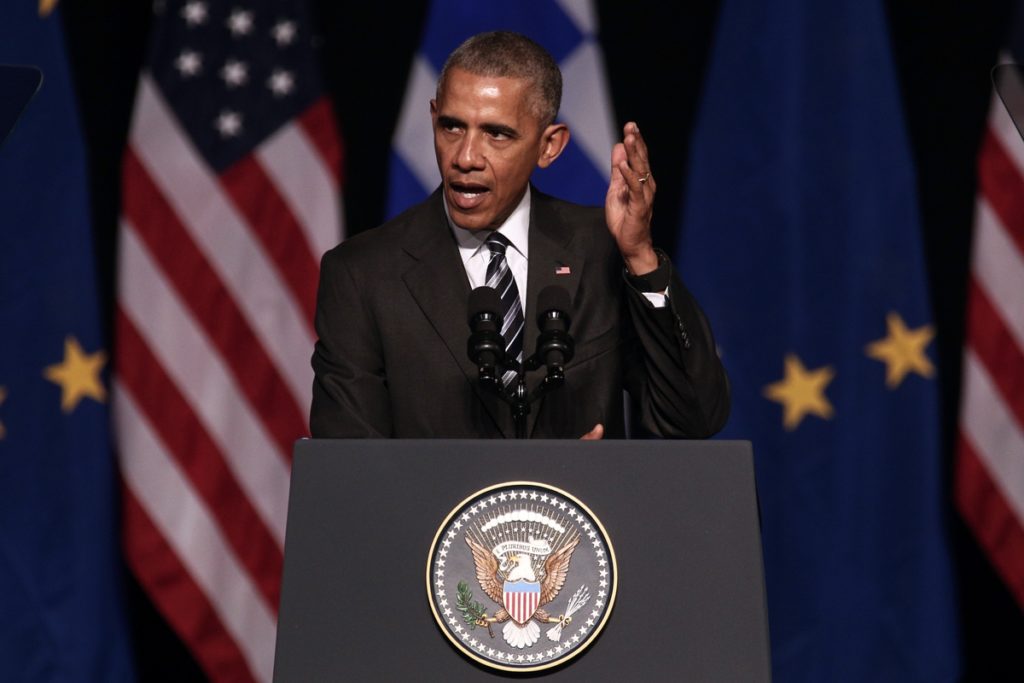 Ο Μπαράκ Ομπάμα αποχαιρετά την προεδρία από το Σικάγο