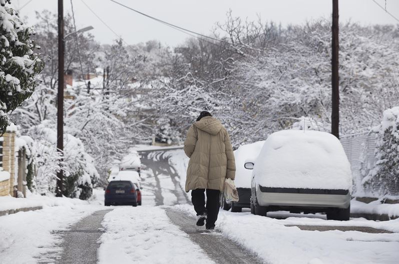 Μάχη με τα χιόνια και τις ζημιές σε Βόλο, Σκόπελο, Αλόννησο και Ήπειρο