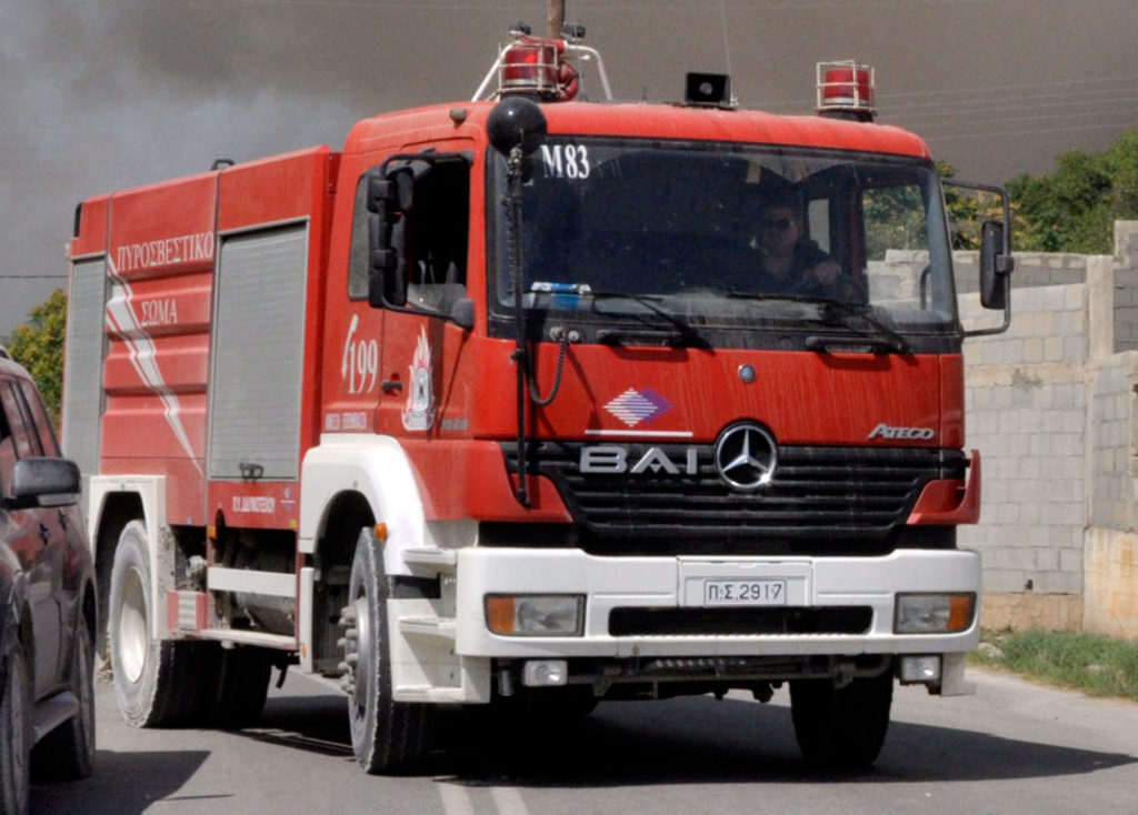 Πυρκαγιά στο Κρυονέρι: Επί ποδός η Πυροσβεστική