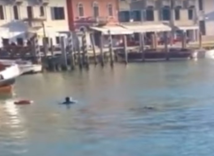 Βενετία: Τον έβλεπαν να πνίγεται στο Μεγάλο Κανάλι και κανένας δεν βοήθησε (Video)