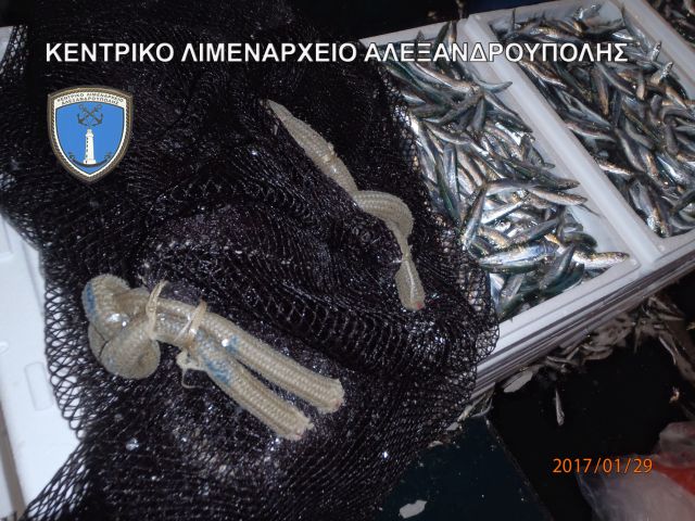 Αλεξανδρούπολη: Κατασχέθηκαν ψάρια από μηχανότρατα