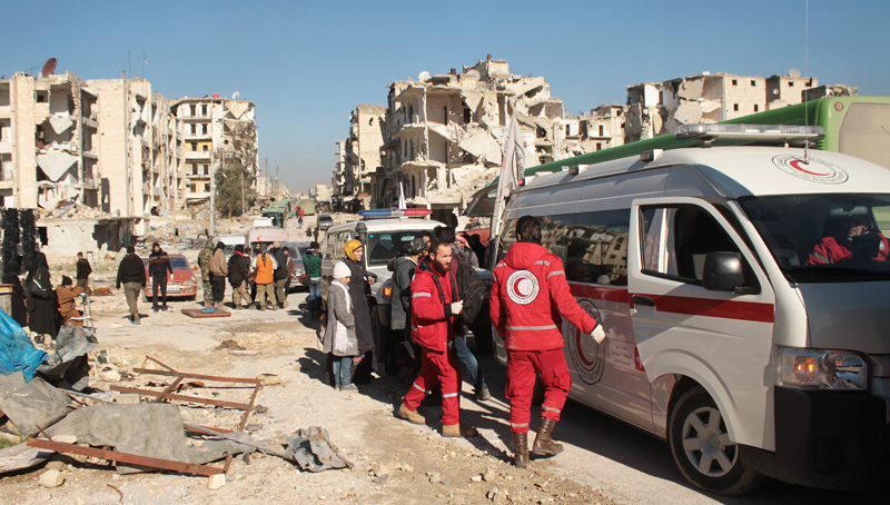 Συρία: Αεροπορική επιδρομή – Χτύπησαν τα γραφεία της Ερυθράς Ημισελήνου