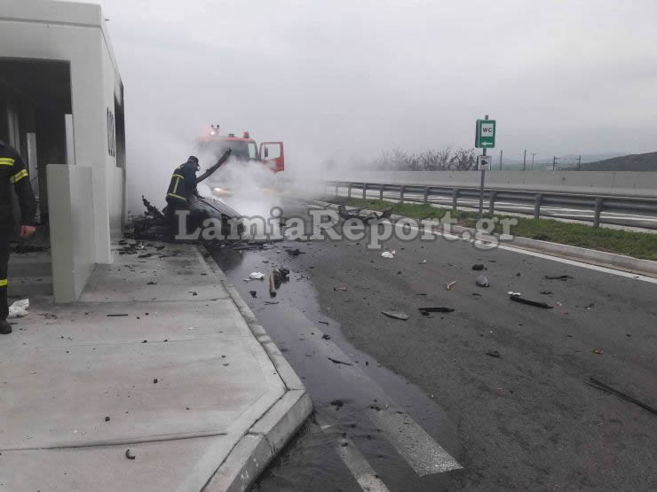 Βίντεο – σοκ με το φρικτό τροχαίο με 4 νεκρούς έξω από τη Θήβα