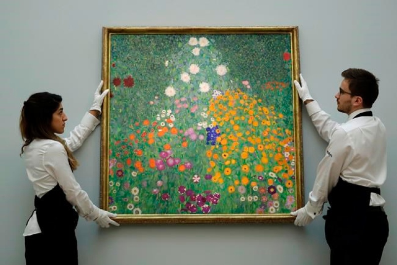 59 εκατομμύρια σε δημοπρασία για τον «Κήπο με τα λουλούδια» του Κλιμτ