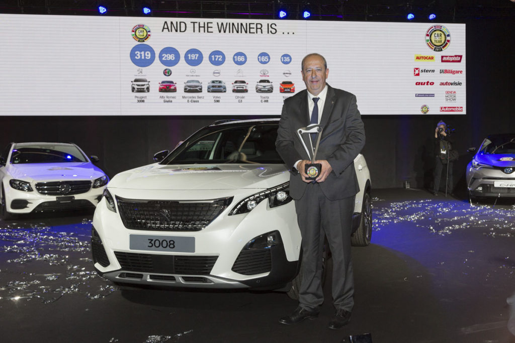 PEUGEOT 3008: «Car of the Year 2017»