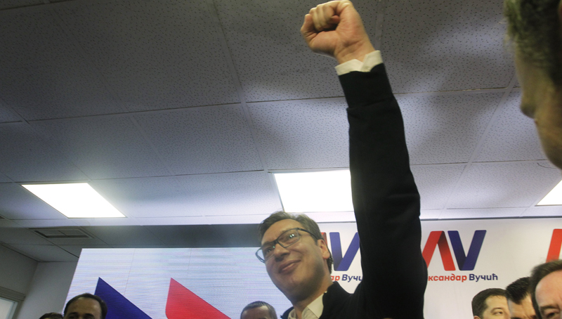 Βούτσιτς: Πήρε το 55% στις προεδρικές της Σερβίας