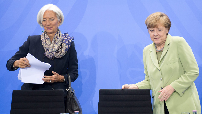 Μέρκελ – Λαγκάρντ: Τετ-α-τετ με… μενού τους G20 και …επιδόρπιο την Ελλάδα