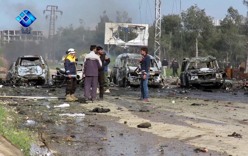Συρία: 126 νεκροί από επίθεση αυτοκτονίας σε λεωφορεία με εκτοπισμένους