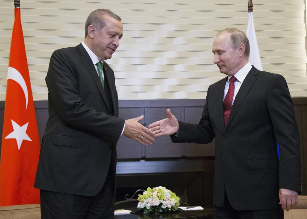 Συνάντηση Πούτιν με Ερντογάν – Στο επίκεντρο η Συρία