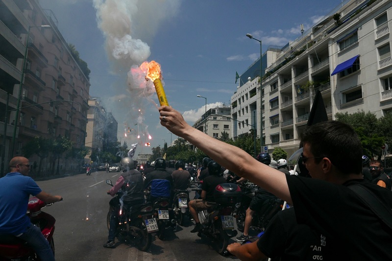 Μοτοπορεία και συνάντηση ντελιβεράδων – Νεφελούδη: Να προστατευτούν οι εργαζόμενοι (Photos, Video)