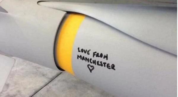 Πιλότος της RAF έγραψε «Με αγάπη από το Μάντσεστερ» σε βόμβα (Photo)