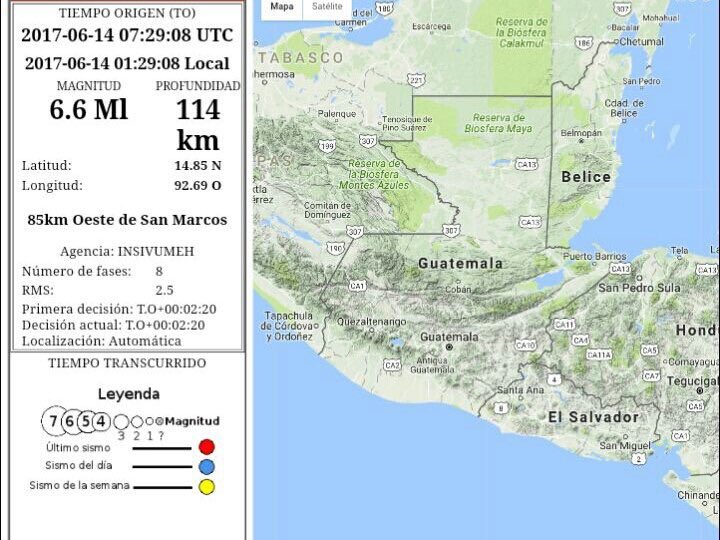 Γουατεμάλα: Σεισμός 6,9 Ρίχτερ και φόβοι για τσουνάμι