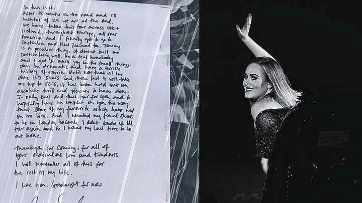 Γιατί η Αντέλ σταματάει τις συναυλίες – Τι λέει σε χειρόγραφο σημείωμα