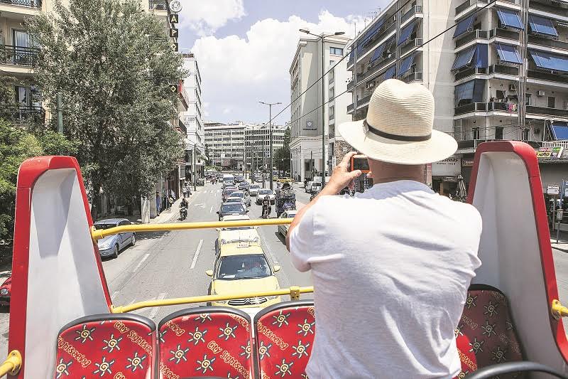 Αθηναίος τουρίστας στην Αθήνα