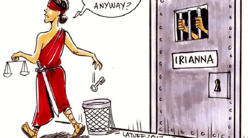 Το σκίτσο του Latuff για την Ηριάννα