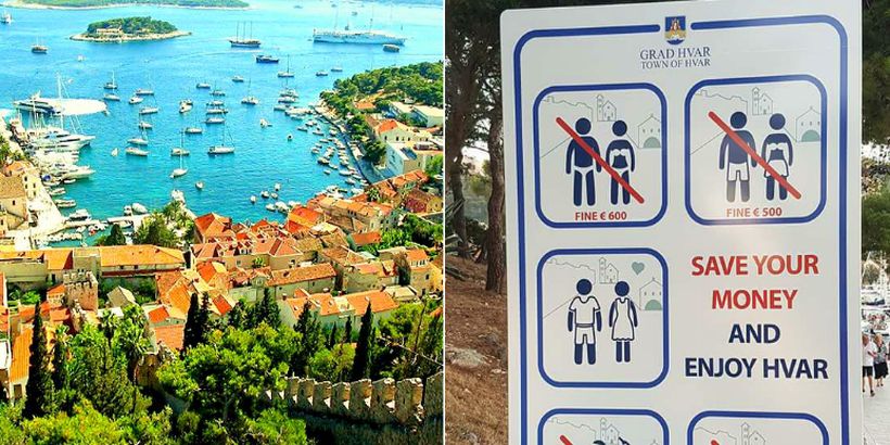 Κροατία: Πρόστιμα στους απρεπείς τουρίστες