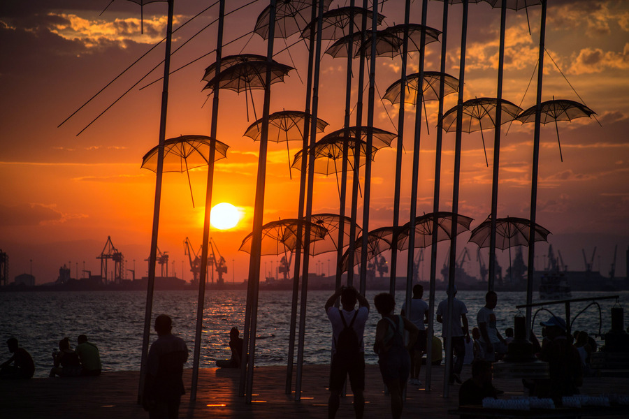 Θεσσαλονίκη: Ένα υπέροχο ηλιοβασίλεμα (10 Photos)