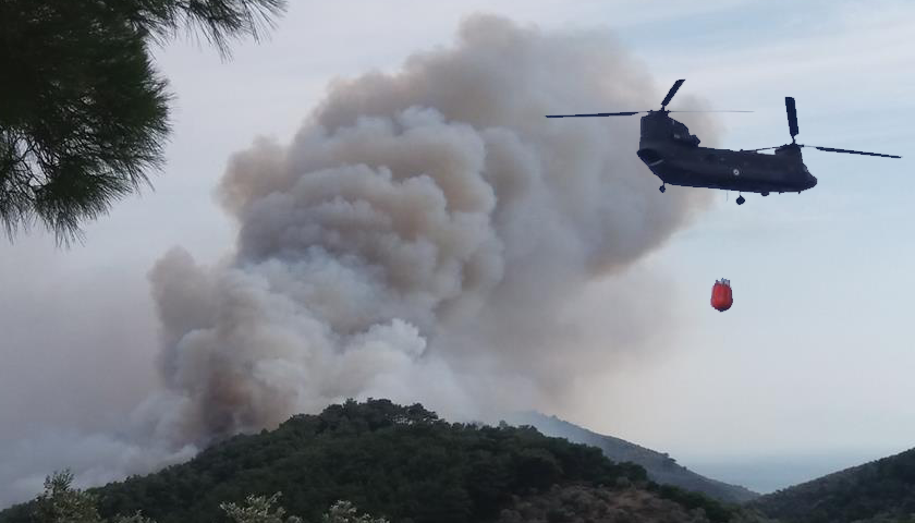 Υπό έλεγχο η πυρκαγιά στη Μυτιλήνη –  Κάηκε σπίτι στην Ανάβυσσο (Video & Photos)