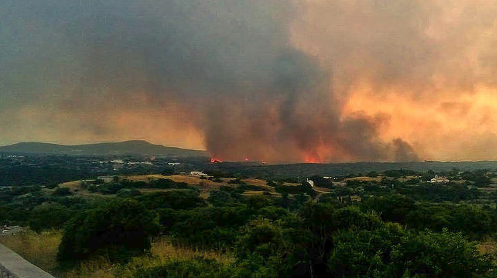Ζάκυνθος: Νέα μεγάλη πυρκαγιά στη Λιθακιά