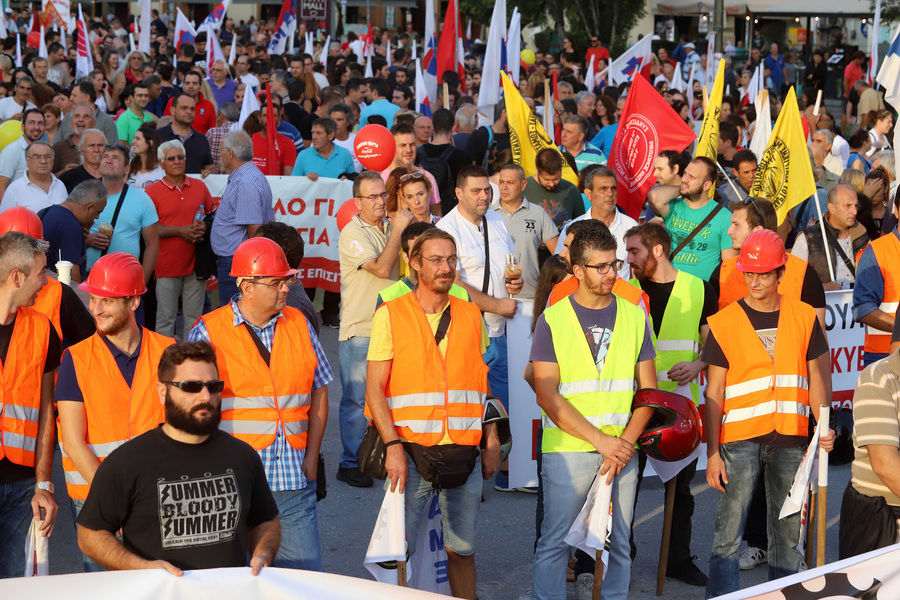 Ολοκληρώθηκαν οι συγκεντρώσεις έξω από τη ΔΕΘ