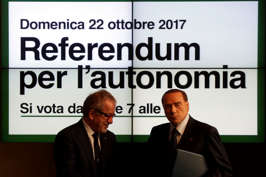 Ιταλία: Δημοψήφισμα για αυτονομία σε Λομβαρδία – Βένετο