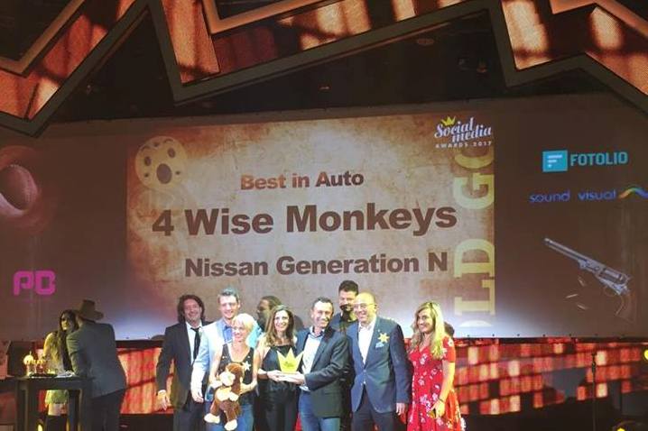 Χρυσό βραβείο για την καμπάνια Nissan Generation N στα Social Media Awards 2017
