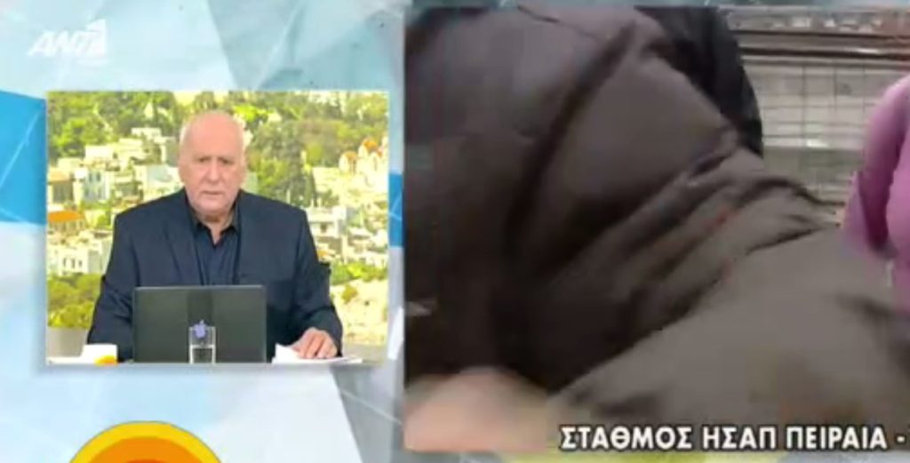Πολίτης επιτίθεται στην κάμερα του ΑΝΤ1 – Και πώς αντέδρασε ο Παπαδάκης (Video)