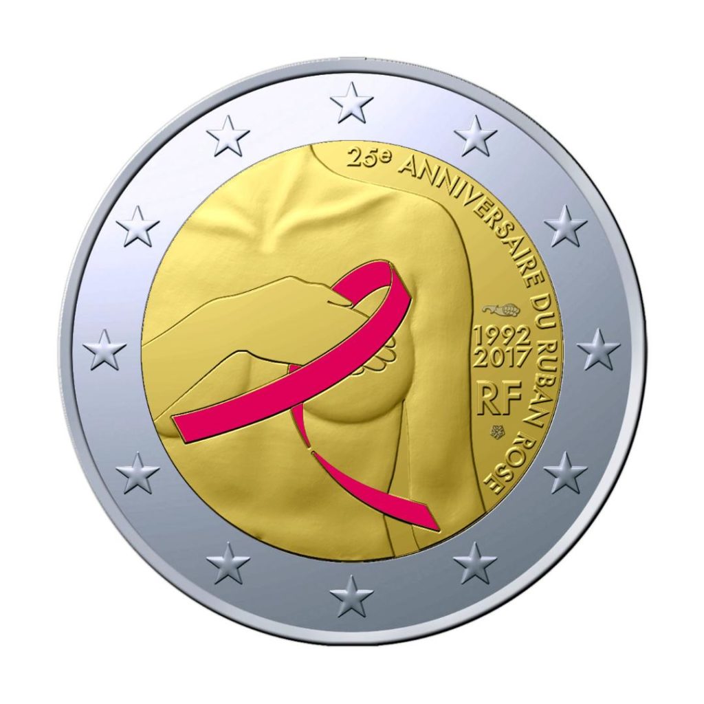 Συλλεκτικό νόμισμα των 2 ευρώ για τη μάχη κατά του καρκίνου του μαστού