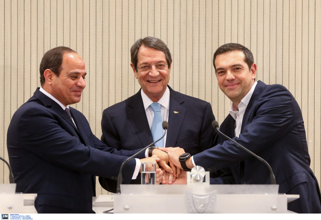 Τσίπρας: Εντείνουμε τη στρατηγική συνεργασία Ελλάδας – Κύπρου – Αιγύπτου στην ενέργεια