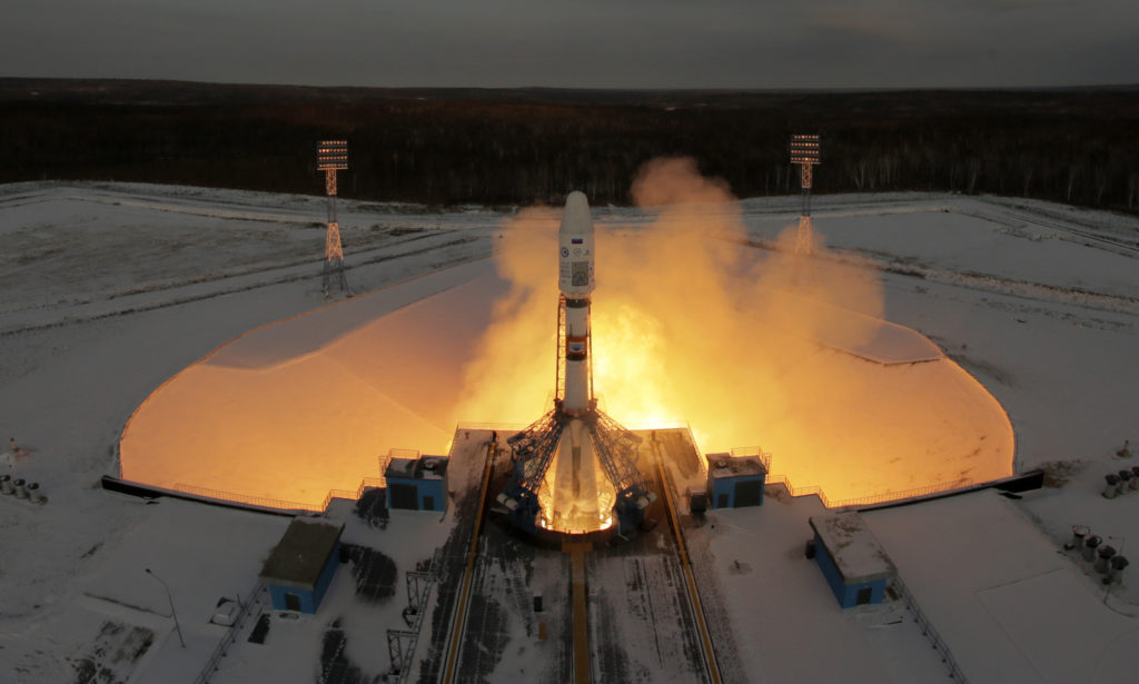 Ρωσικός διαστημικός πύραυλος  έπεσε στον Ατλαντικό (Photos + Video)