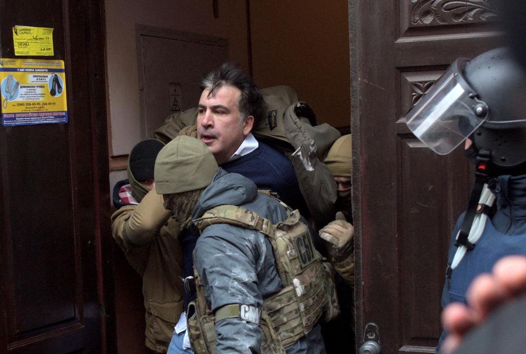 Ουκρανία: Συνελήφθη και πάλι ο Μιχαήλ Σαακασβίλι