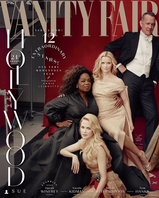 Το Vanity Fair εμφάνισε την Όπρα με… τρία χέρια και τη Ριζ Γουίδερσπουν με… τρία πόδια και το ίντερνετ γονάτισε