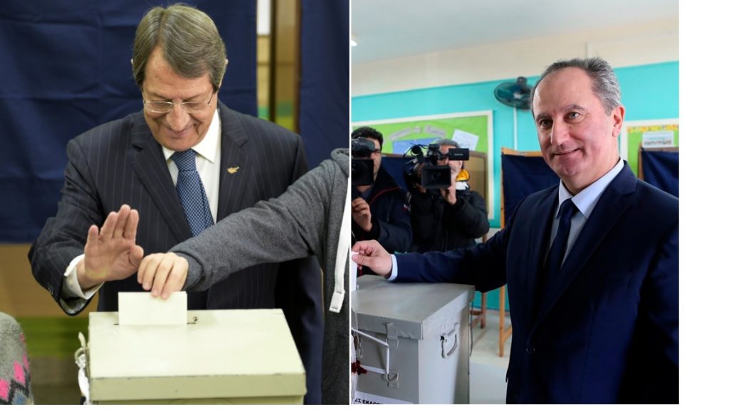 Κύπρος – Τελικά αποτελέσματα: Αναστασιάδης – Μαλάς στον β’ γύρο των προεδρικών εκλογών
