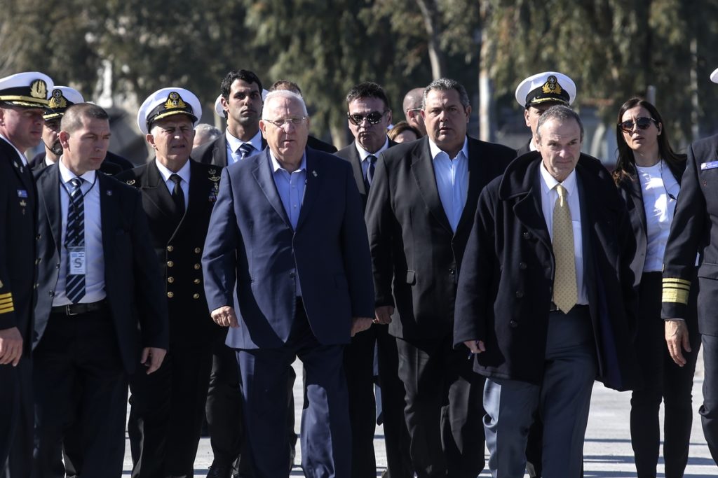 Επίσκεψη του Ισραηλινού προέδρου στον Ναύσταθμο Σαλαμίνας (Photos)