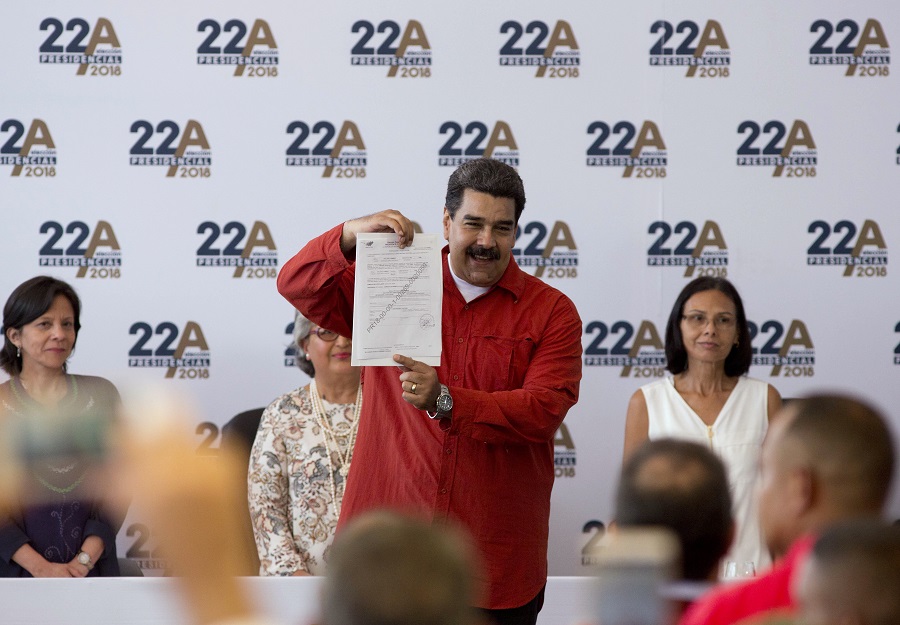 Βενεζουέλα: Και επίσημα υποψήφιος ο Μαδούρο για νέα προεδρική θητεία