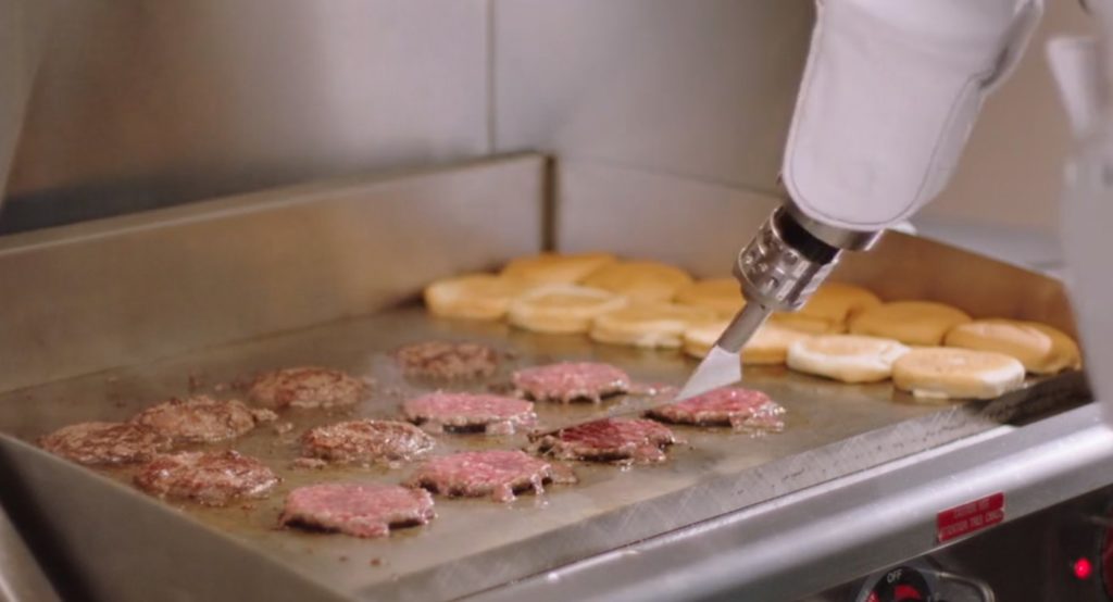 Αυτός είναι ο Φλίπι – Ο μονόχειρας-ρομπότ μάγειρας που ψήνει μπέργκερ (Video)