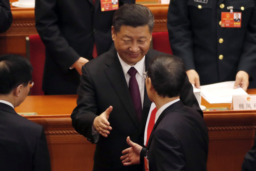 Αυτοκρατορική εμφάνιση για τον Κινέζο πρόεδρο