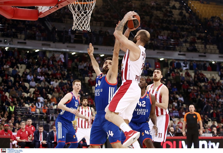 Euroleague: Έκανε το καθήκον του ο Ολυμπιακός – Νίκησε την Εφές 89-82