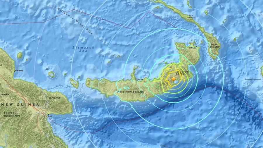 Σεισμός 6,9 βαθμών στην Παπούα – Νέα Γουινέα