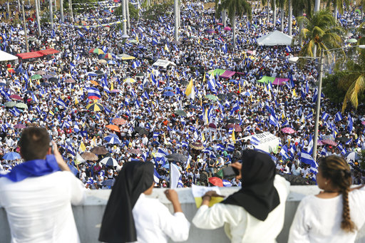 Νικαράγουα: Ογκώδης συγκέντρωση με διοργανωτή την Καθολική Εκκλησία απαίτησε την παραίτηση Ορτέγκα