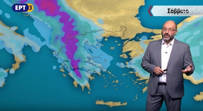 Aρναούτογλου: Ποιες περιοχές θα πληγούν από καταιγίδες, χαλάζι και «αστραπόβροντα» από το Σάββατο (Video+Χάρτες)
