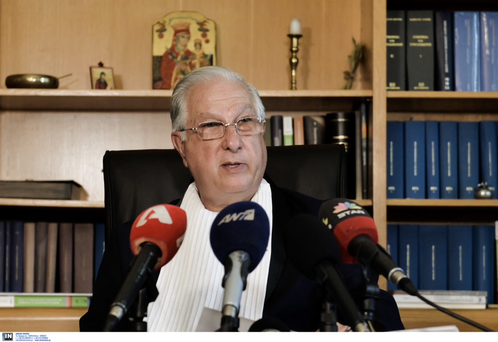 Παραιτήθηκε με πολιτική δήλωση ο πρόεδρος του ΣτΕ, Νικόλαος Σακελλαρίου  (Video)