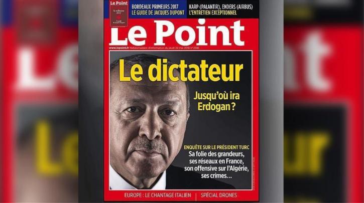 Ο Μακρόν κατά των θερμοκέφαλων που κατέβασαν αφίσες περιοδικού που έλεγε «Δικτάτορα» τον Ερντογάν (Video)