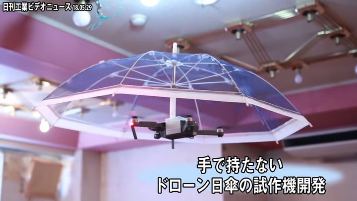 Ιαπωνική εταιρεία έφτιαξε αυτοκινούμενη ομπρέλα!